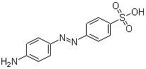 对氨基偶氮苯基-4-磺酸分子结构 (CAS 104-23-4)