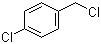 structure of CAS# 104-83-6, 4-Chlorobenzyl chloride;1-Chloro-4-(chloromethyl)-benzene; alpha,4-Dichlorotoluene; PCBC