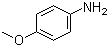 structure of CAS# 104-94-9, p-Anisidine;4-Aminoanisole; 4-Methoxyaniline; 4-Methoxybenzeneamine