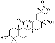 光甘草内酯分子结构 (CAS 10401-33-9)