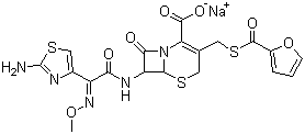 Sodium ceftiofur molecular structure (CAS 104010-37-9)