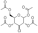 3-Chloro-3-deoxy-D-glucopyranose tetraacetate molecular structure (CAS 104013-04-9)