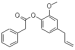 4-Allyl-2-methoxyphenyl phenylacetate molecular structure (CAS 10402-33-2)