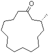 structure of CAS# 10403-00-6, (R)-Muscone;(R)-(-)-Muscone; (R)-3-Methyl-1-cyclopentadecanone; (R)-3-Methylcyclopentadecanone