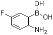 structure of CAS# 1040400-87-0, (2-Amino-5-fluorophenyl)boronic acid
