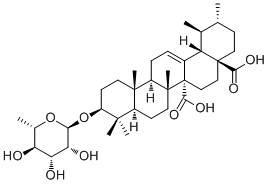 Quinovic acid 3-O-rhamnoside molecular structure (CAS 104055-76-7)