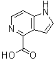 structure of CAS# 1040682-84-5, 1H-Pyrrolo[3,2-c]pyridine-4-carboxylic acid