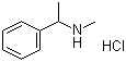 structure of CAS# 10408-89-6, N,alpha-Dimethylbenzenemethanamine hydrochloride