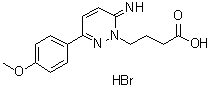 Gabazine molecular structure (CAS 104104-50-9)
