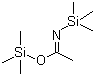 N,O-双三甲硅基乙酰胺分子结构 (CAS 10416-59-8)