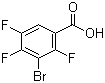 structure of CAS# 104222-42-6, 3-Bromo-2,4,5-trifluorobenzoic acid
