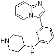 结构式 CAS# 1042224-63-4, 环巴胺抑制剂 1