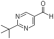 2-tert-Butylpyrimidine-5-carbaldehyde molecular structure (CAS 104461-06-5)