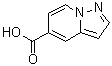 结构式 CAS# 104468-87-3, 吡唑并[1,5-a]吡啶-5-羧酸