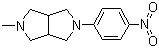 Octahydro-2-methyl-5-(4-nitrophenyl)pyrrolo[3,4-c]pyrrole molecular structure (CAS 1044764-13-7)