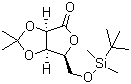 5-O-[(tert-Butyl)dimethylsilyl]-2,3-O-(1-methylethylidene)-L-lyxonic acid gamma-lactone molecular structure (CAS 1044813-00-4)