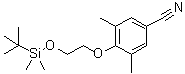 4-[2-[[(1,1-Dimethylethyl)dimethylsilyl]oxy]ethoxy]-3,5-dimethylbenzonitrile molecular structure (CAS 1044871-98-8)