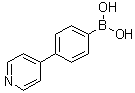 结构式 CAS# 1045332-30-6, 4-(吡啶-4-基)苯硼酸
