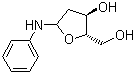 structure of CAS# 104578-89-4, 2-Deoxy-N-phenyl-L-erythropentofuranosylamine
