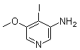 structure of CAS# 1045855-66-0, 4-Iodo-5-methoxy-3-pyridinamine