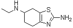 N6-Ethyl-4,5,6,7-tetrahydro-2,6-benzothiazolediamine molecular structure (CAS 104617-80-3)