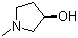 (R)-(-)-1-甲基-3-羟基吡咯烷分子结构 (CAS 104641-60-3)