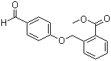 2-[(4-Formylphenoxy)methyl]benzoic acid methyl ester molecular structure (CAS 1046494-85-2)