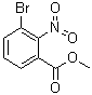 Methyl 3-bromo-2-nitrobenzoate molecular structure (CAS 104670-71-5)