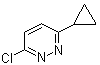 3-Chloro-6-cyclopropylpyridazine molecular structure (CAS 1046816-38-9)