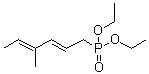 [(2E,4E)-4-Methyl-2,4-hexadienyl]phosphonic acid diethyl ester molecular structure (CAS 104701-95-3)