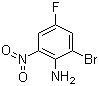 2-Bromo-4-fluoro-6-nitroaniline molecular structure (CAS 10472-88-5)