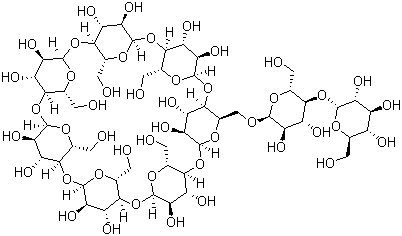 6-O-alpha-Maltosyl-beta-cyclodextrin molecular structure (CAS 104723-60-6)
