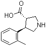 (3S,4R)-4-o-Tolylpyrrolidine-3-carboxylic acid molecular structure (CAS 1047651-73-9)
