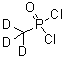 Methyl-d<sub>3</sub>-phosphonic dichloride molecular structure (CAS 104801-17-4)