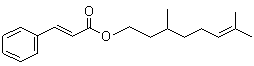 肉桂酸 3,7-二甲基-6-辛烯酯分子结构 (CAS 10482-79-8)