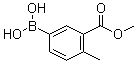 5-Borono-2-methylbenzoic acid 1-methyl ester molecular structure (CAS 1048330-10-4)