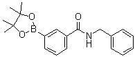 N-(Phenylmethyl)-3-(4,4,5,5-tetramethyl-1,3,2-dioxaborolan-2-yl)benzamide molecular structure (CAS 1048647-68-2)