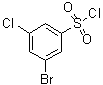3-Bromo-5-chlorobenzenesulfonyl chloride molecular structure (CAS 1049026-36-9)