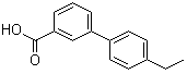 structure of CAS# 1049130-93-9, 4'-Ethyl-[1,1'-biphenyl]-3-carboxylic acid