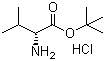 structure of CAS# 104944-18-5, D-Valine tert-butyl ester hydrochloride;D-Valine 1,1-dimethylethyl ester hydrochloride