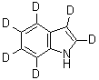 1H-Indole-2,3,4,5,6,7-d<sub>6</sub> molecular structure (CAS 104959-27-5)