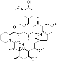 Tacrolimus molecular structure (CAS 104987-11-3)