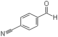 结构式 CAS# 105-07-7, 4-氰基苯甲醛; 对氰基苯甲醛