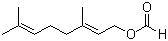 structure of CAS# 105-86-2, Geranyl formate;Geranyl methanoate; Formic acid Geranyl ester