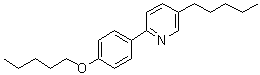5-Pentyl-2-[4-(pentyloxy)phenyl]pyridine molecular structure (CAS 105052-92-4)