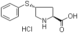 cis-4-Phenylthio-L-proline hydrochloride molecular structure (CAS 105107-84-4)