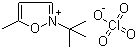 N-叔丁基-5-甲基异恶唑鎓高氯酸盐分子结构 (CAS 10513-45-8)