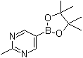 结构式 CAS# 1052686-67-5, 2-甲基嘧啶-5-硼酸频哪醇酯
