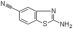 2-Amino-5-cyanobenzothiazole molecular structure (CAS 105314-08-7)