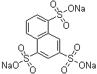 结构式 CAS# 10533-44-5, 1,3,5-萘三磺酸三钠盐